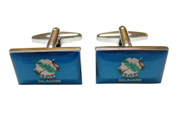 Oklahoma State Flag Cufflinks