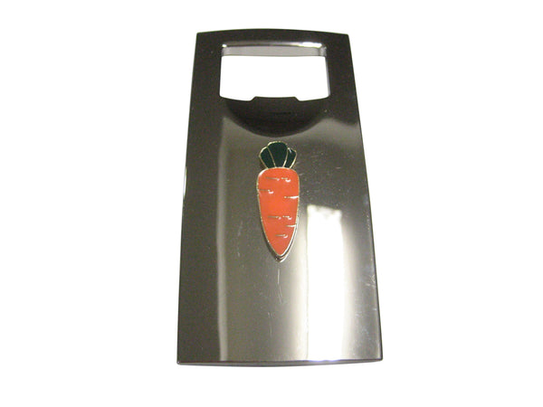 Orange Toned Flat Carrot Vegetable Bottle Opener