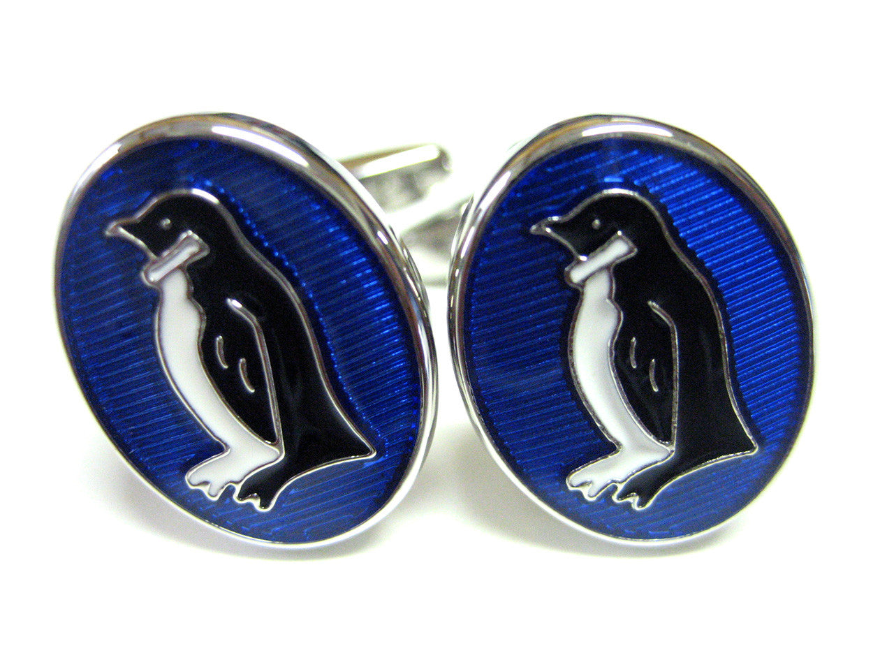 Oval Penguin Cufflinks