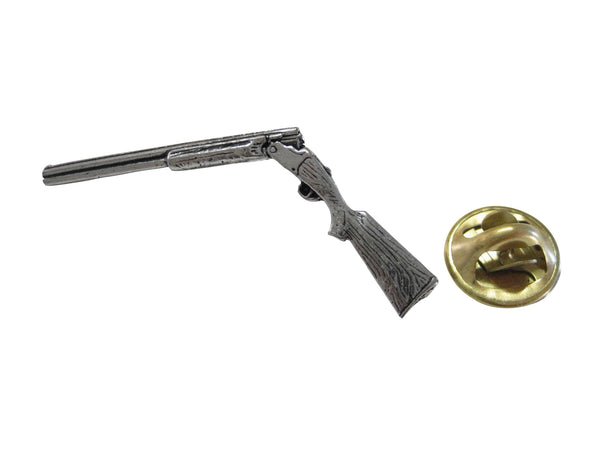 Over Under Shotgun Pendant Lapel Pin
