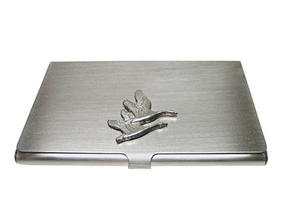 Pair of Swan Birds Business Card Holder