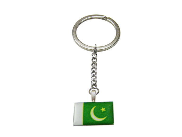 Pakistan Flag Pendant Keychain