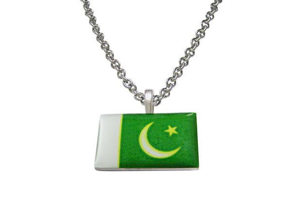 Pakistan Flag Pendant Necklace