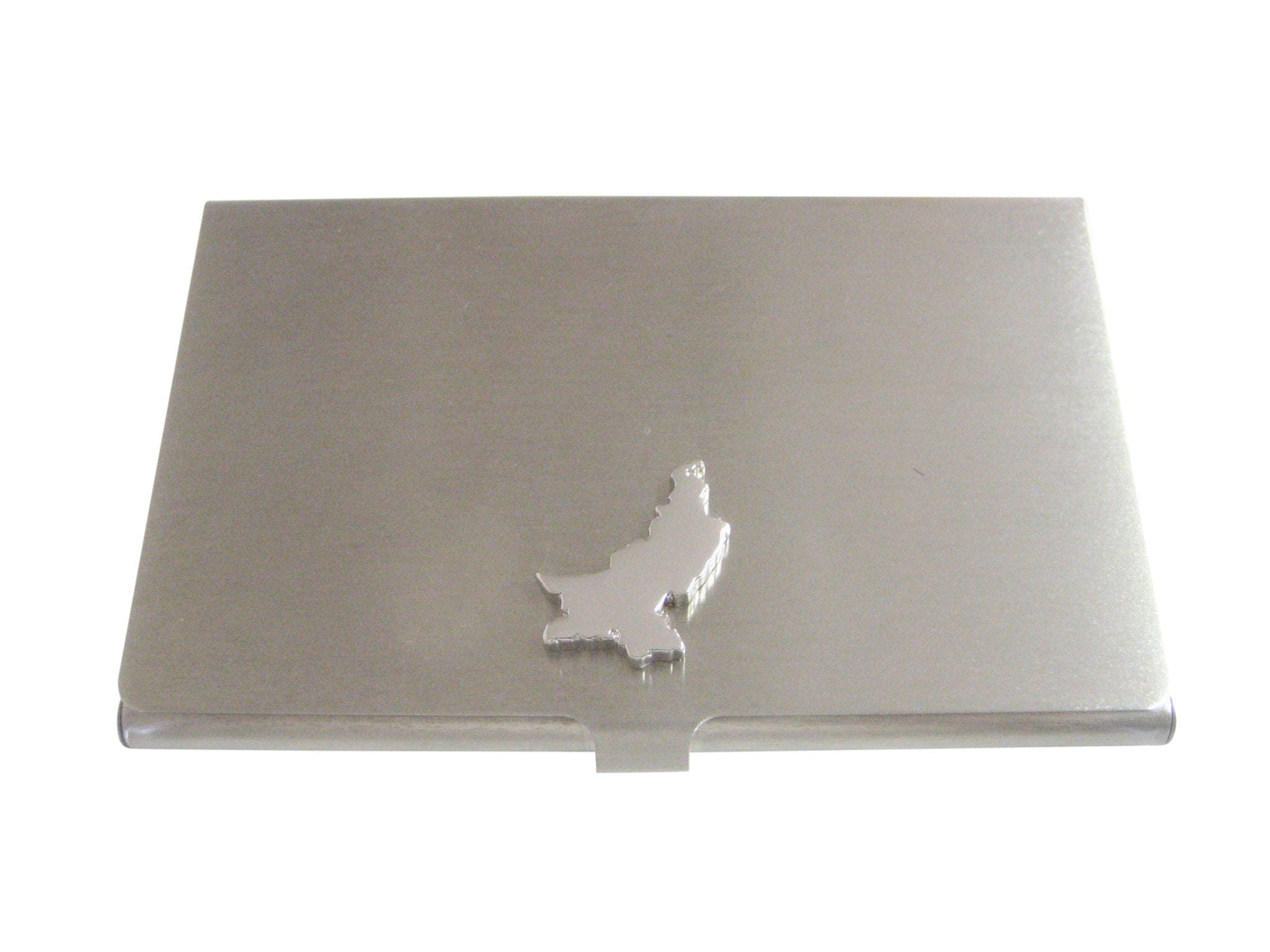 Pakistan Map Shape Business Card Holder