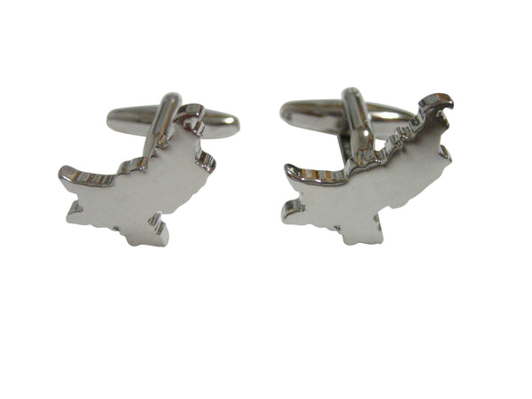 Pakistan Map Shape Cufflinks