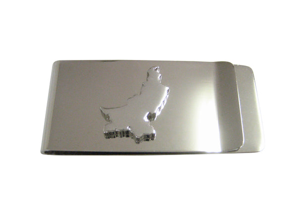 Pakistan Map Shape Money Clip