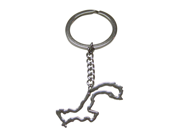 Panama Map Outline Keychain