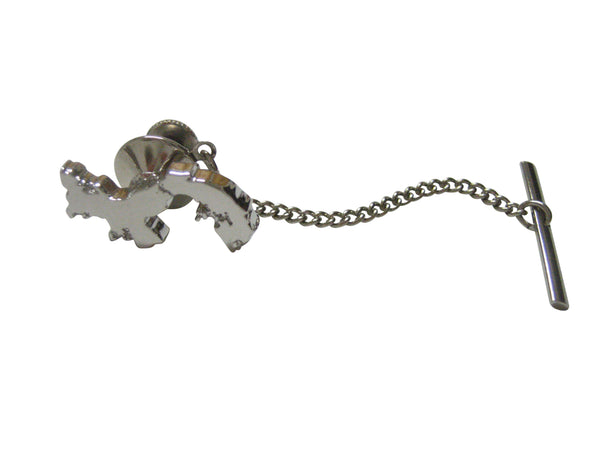 Panama Map Shape Tie Tack