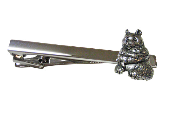 Panda Square Tie Clip