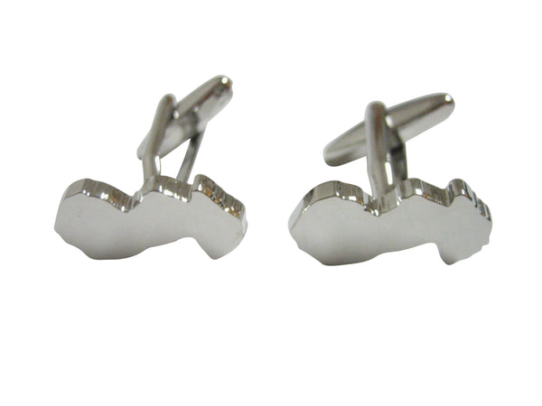 Paraguay Map Shape Cufflinks