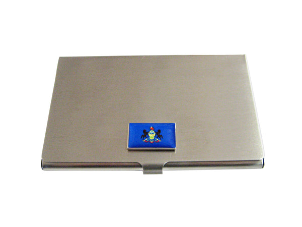 Pennsylvania State Flag Business Card Holder