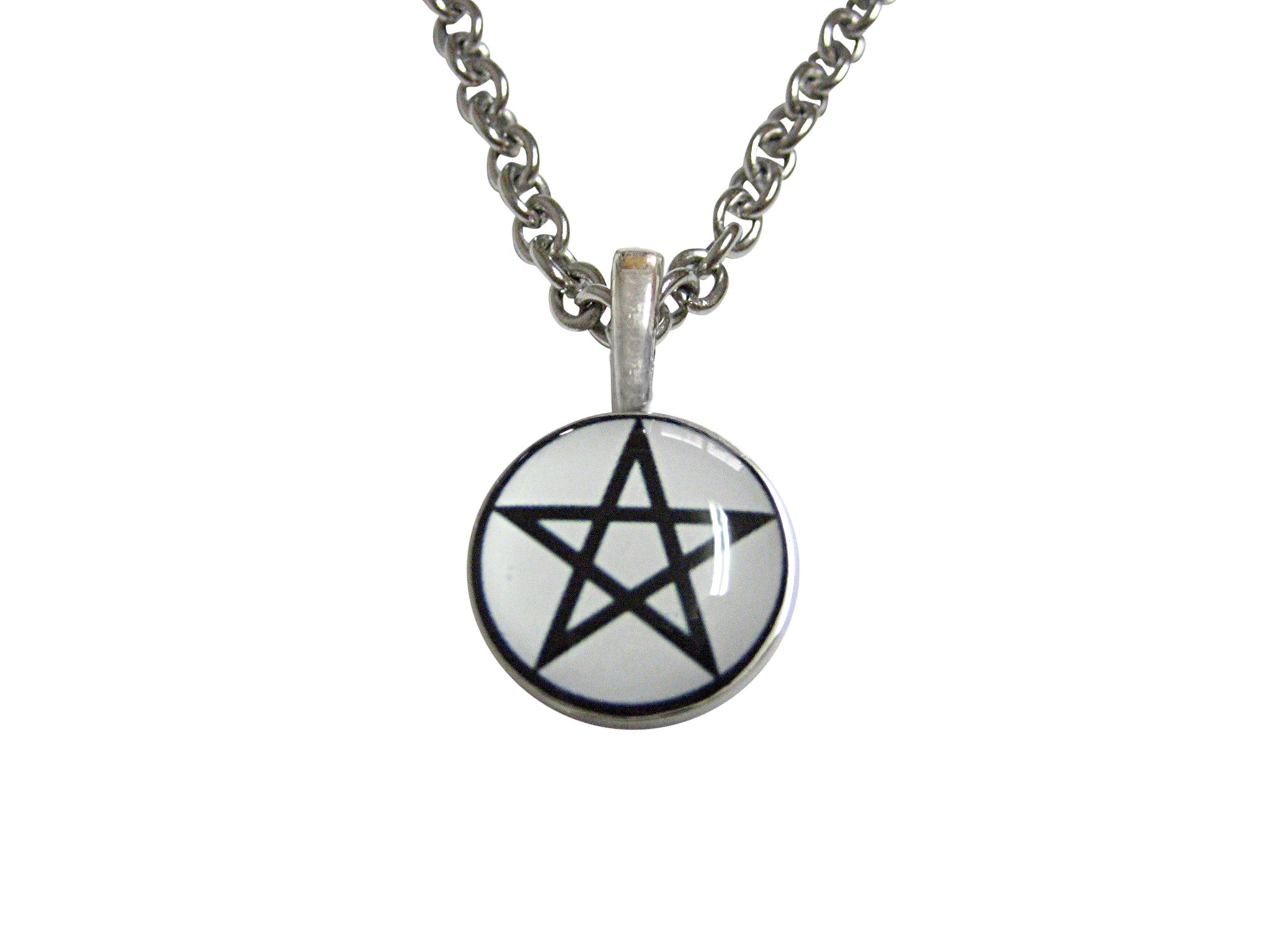 Pentagram Star Design Pendant Necklace