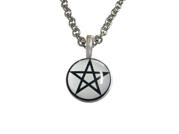 Pentagram Star Design Pendant Necklace