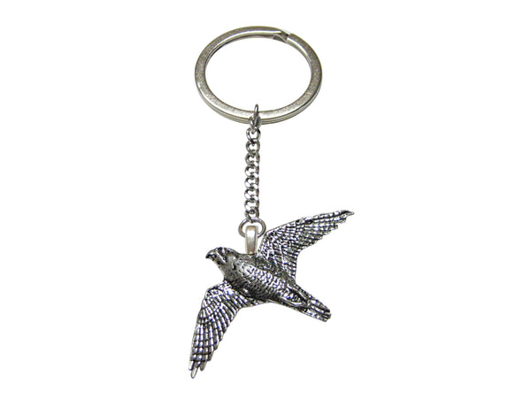 Peregrine Falcon Bird Pendant Keychain