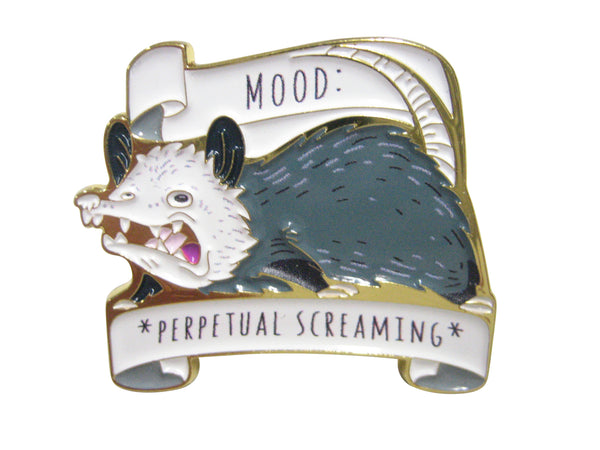 Perpetual Screaming Possum Adjustable Size Fashion Ring