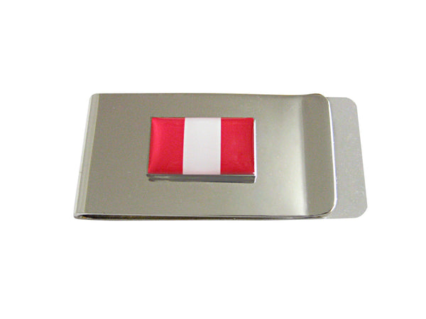 Peru Flag Pendant Money Clip