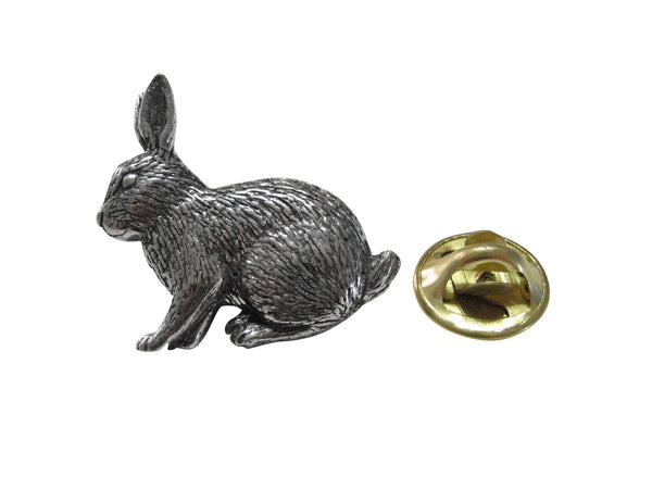 Pewter Rabbit Lapel Pin