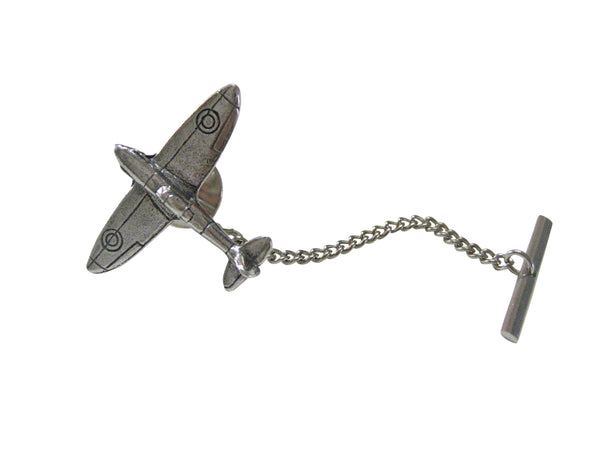 Pewter Spitfire Plane Tie Tack