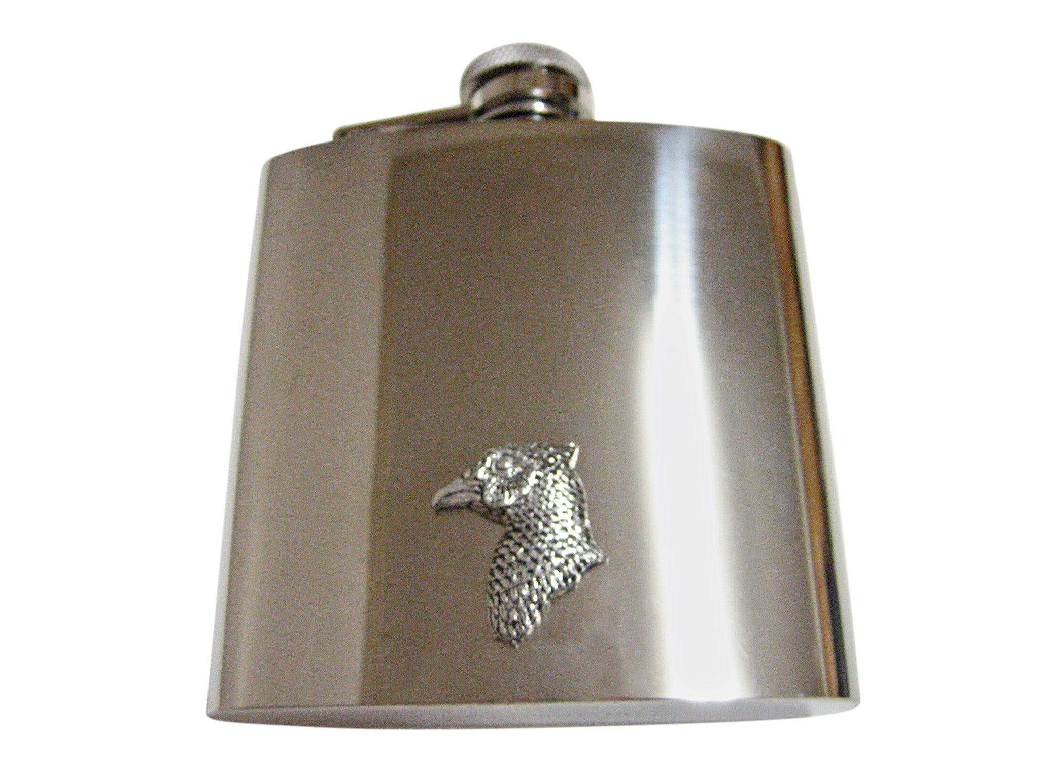 Pheasant Bird Head 6 Oz. Stainless Steel Flask