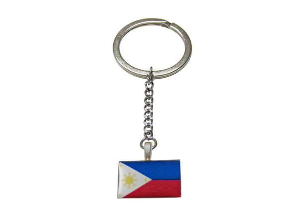 Philippines Flag Pendant Keychain
