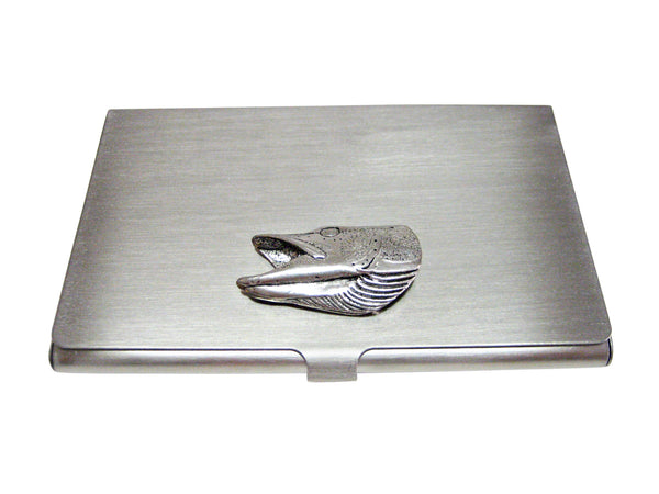 Pike Fish Head Business Card Holder
