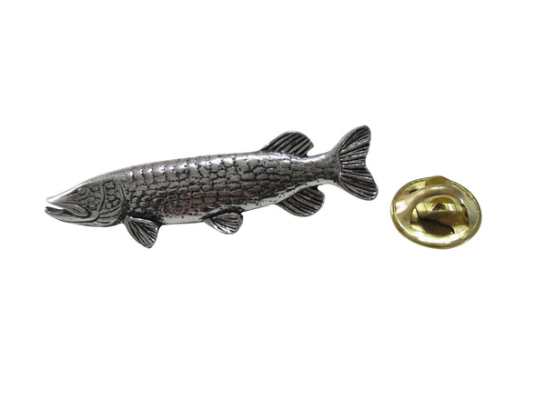 Pike Fish Lapel Pin