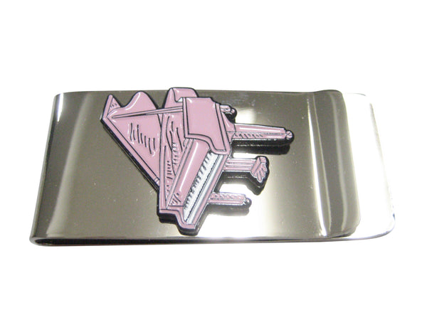 Pink Piano Music Instrument Money Clip