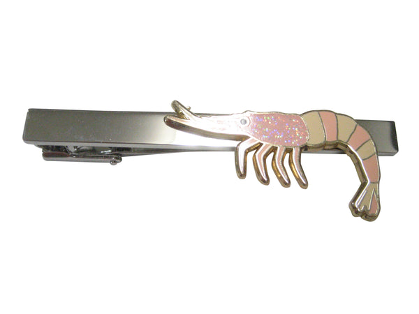 Pink Shrimp Tie Clip