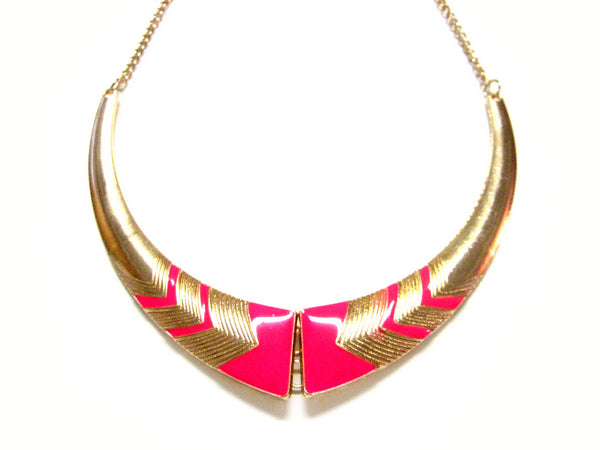 Pink Fashion Geometric Collar Necklace