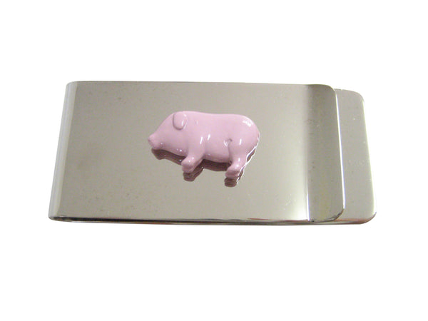 Pink Full Pig Money Clip