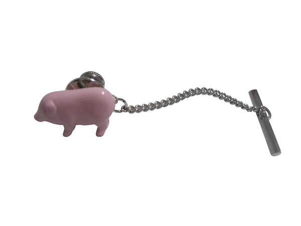 Pink Full Pig Tie Tack