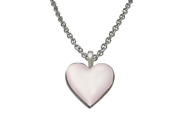 Pink Heart Love Pendant Necklace