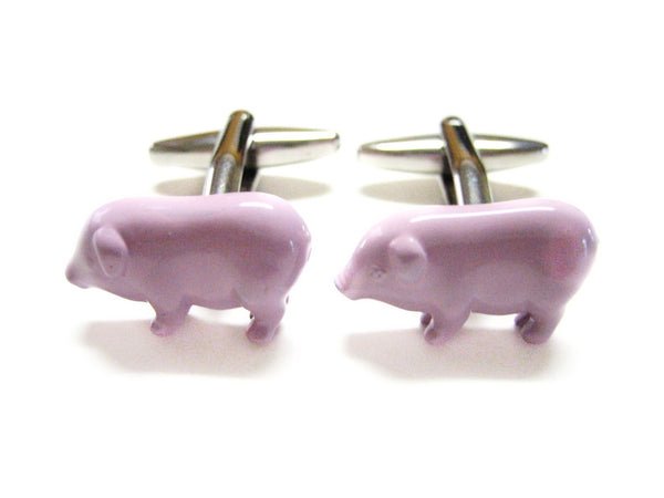 Pink Pig Cufflinks