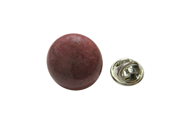 Pink Rhodonite Gemstone Lapel Pin