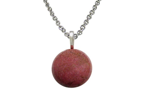 Pink Rhodonite Gemstone Necklace
