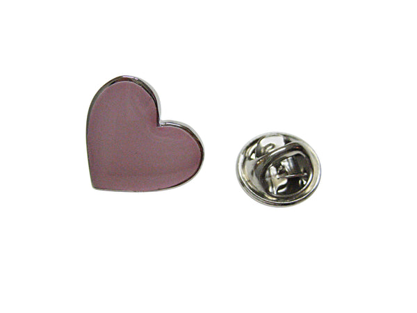 Pink Toned Heart Lapel Pin