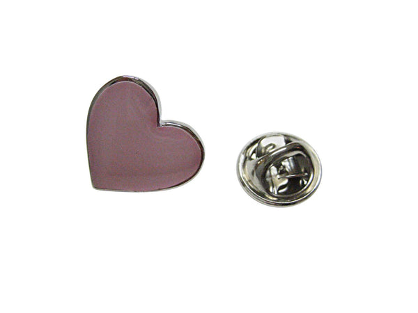 Pink Toned Heart Love Lapel Pin