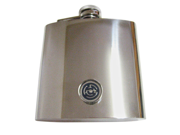 Playful Maze 6 Oz. Stainless Steel Flask