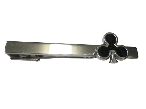 Playing Cards Black Clover Suits Tie Clip