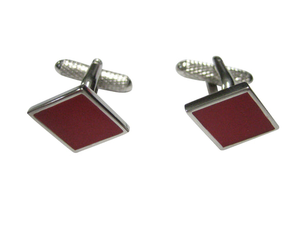 Playing Cards Red Diamond Suits Cufflinks