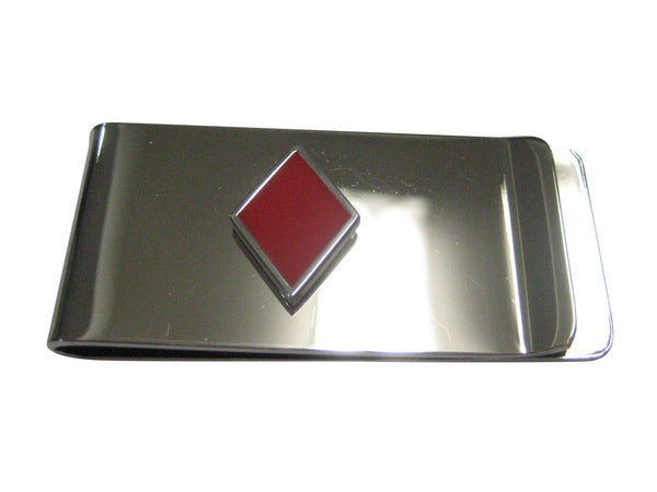 Playing Cards Red Diamond Suits Money Clip