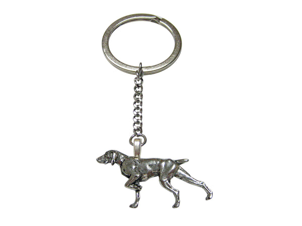 Pointer Dog Pendant Keychain
