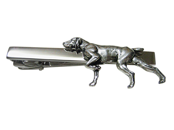 Pointer Dog Square Tie Clip