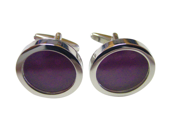 Polka Dot Deep Purple Cufflinks