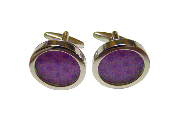 Polka Dot Light Purple Cufflinks