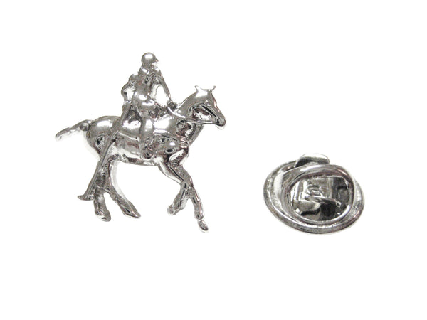 Polo Player Lapel Pin