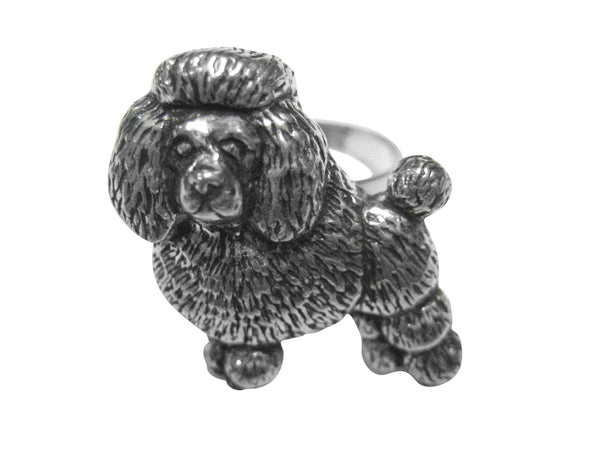 Poodle Dog Adjustable Size Fashion Ring