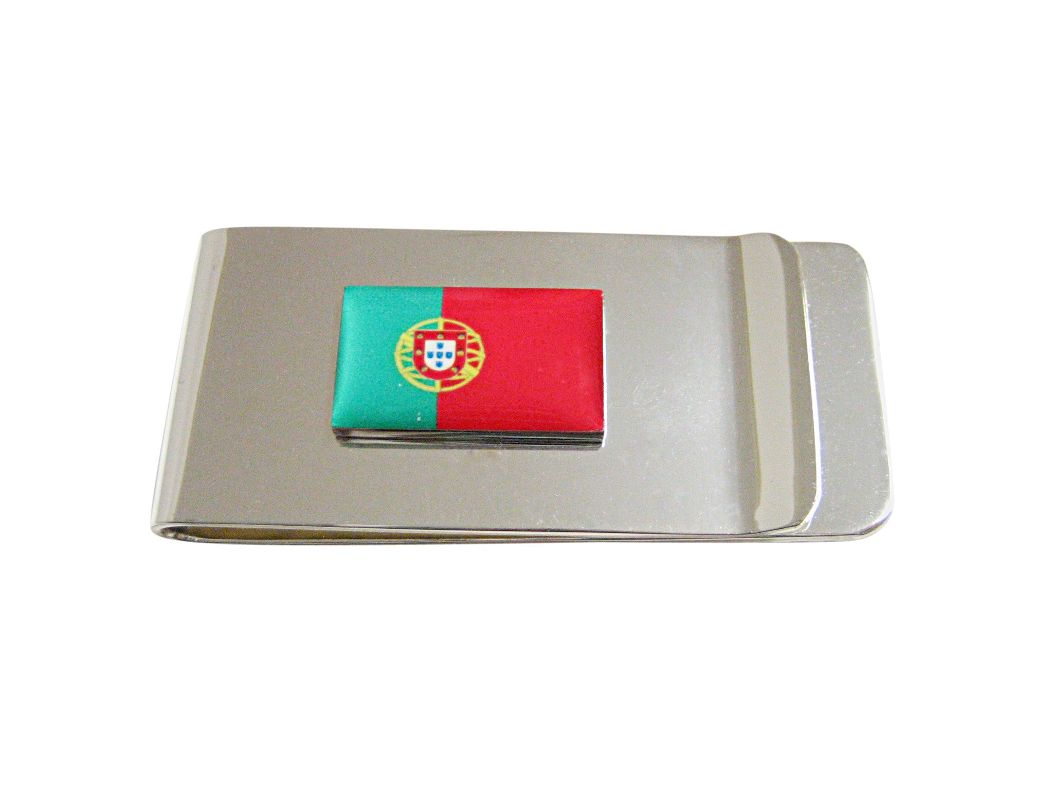 Portugal Flag Pendant Money Clip