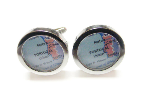 Portugal Map Cufflinks