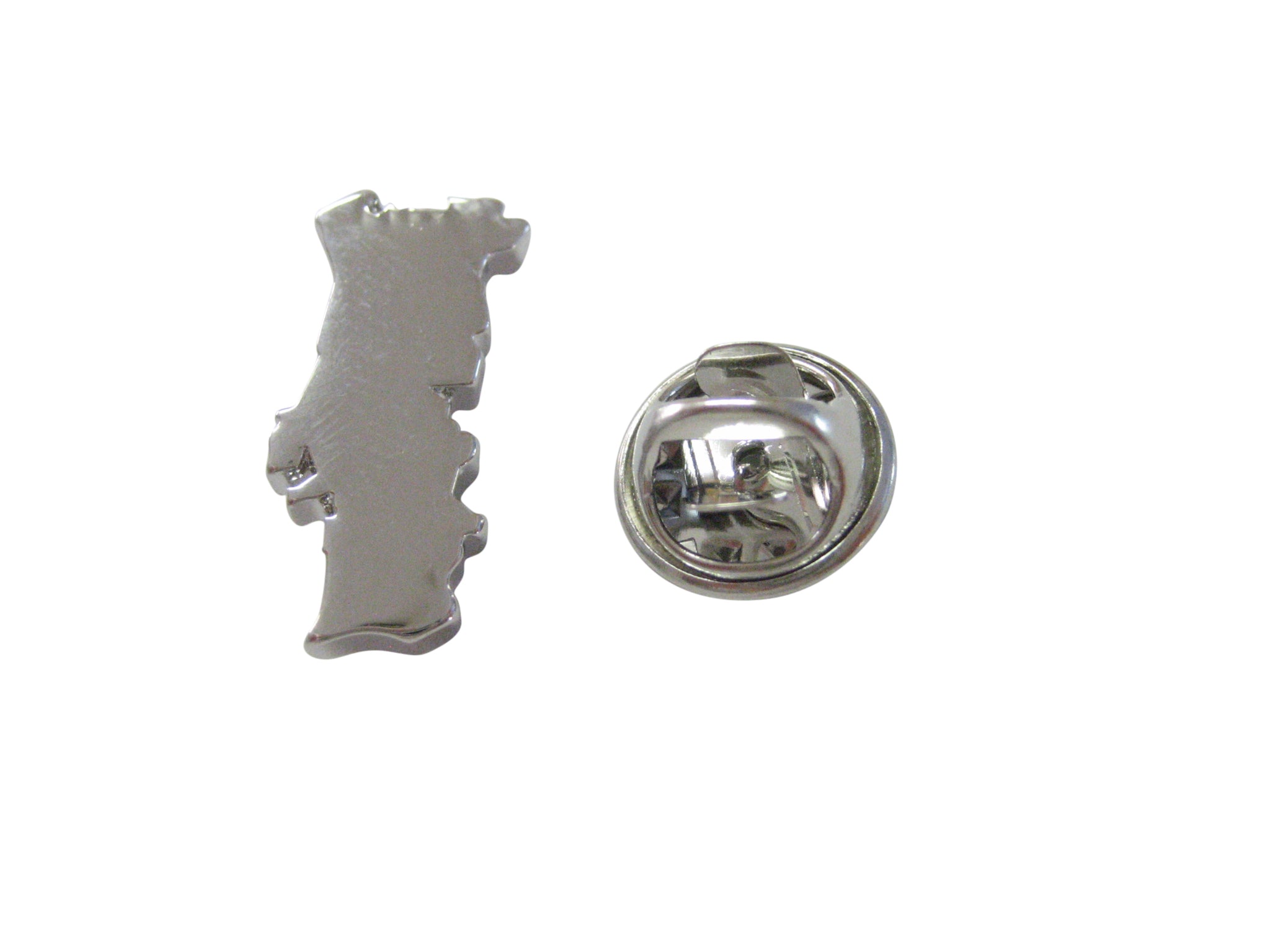 Portugal Map Shape Lapel Pin